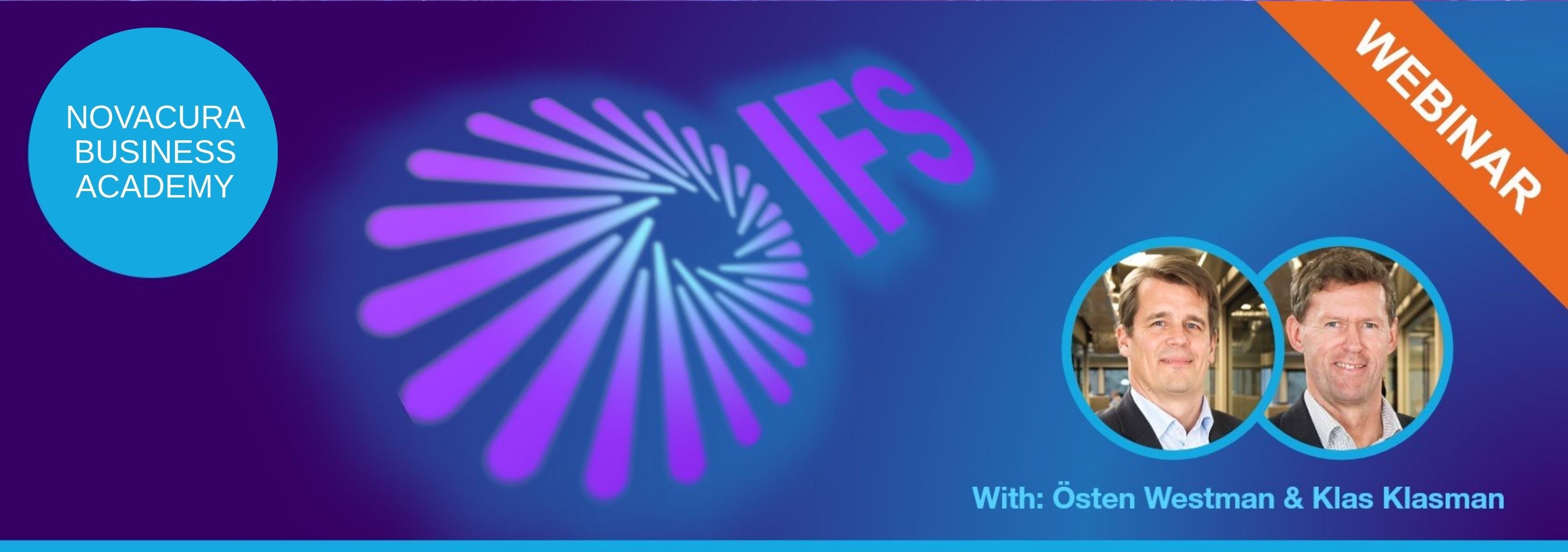 Banner for blog IFS Cloud webinar 