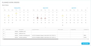 Calendar control in Novacura Flow