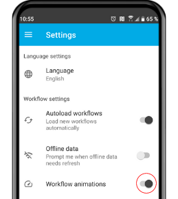 Novacura Flow Workflow